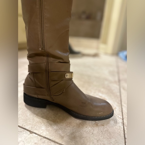 Italina Boutique Purchased Chestnut buckle riding boots Size 8.5 - Picture 5 of 8